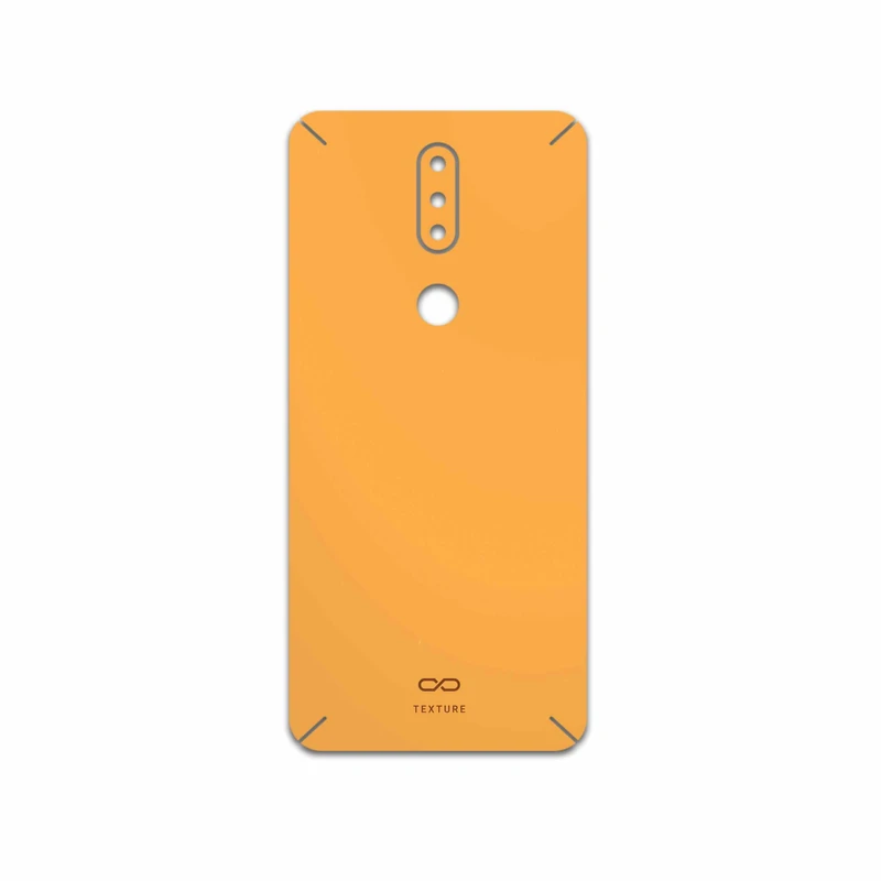 برچسب پوششی ماهوت مدل Matte-Orange مناسب برای گوشی موبایل نوکیا 2.4