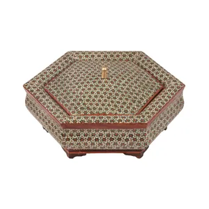 شکلات خوری خاتم کاری مدل حوضی کد 316