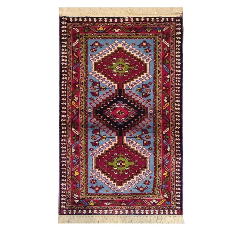 فرش دستباف زرع چارک طرح لوزی مدل AA234