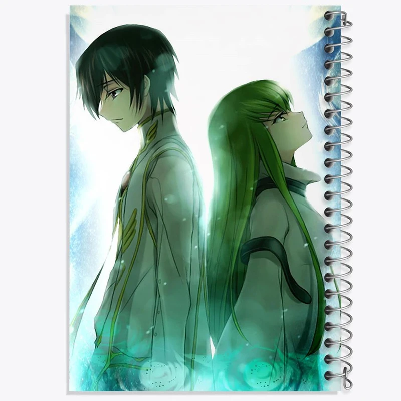 دفتر نقاشی 50 برگ خندالو مدل لولوش و سی سی انیمه کد گیاس Code Geass کد 13069