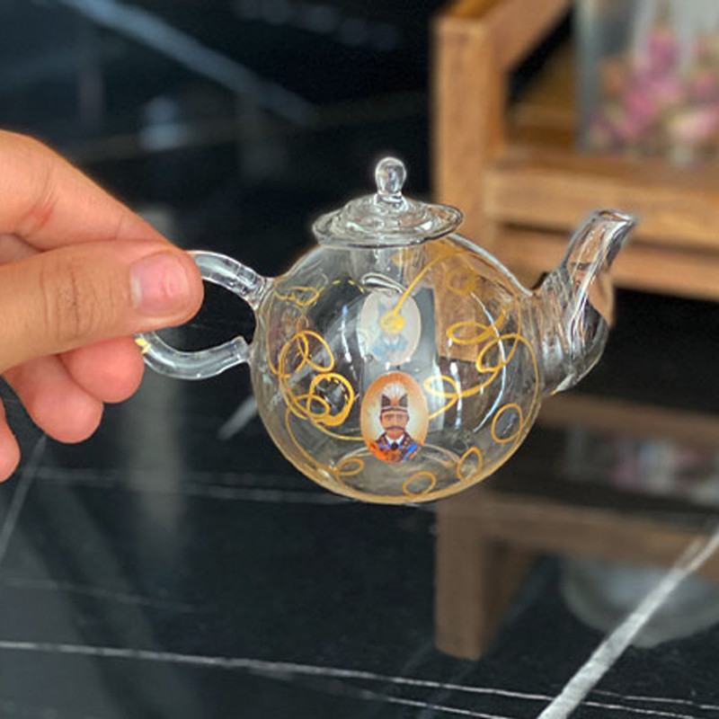 قوری زعفران مدل قاجار کد DH501