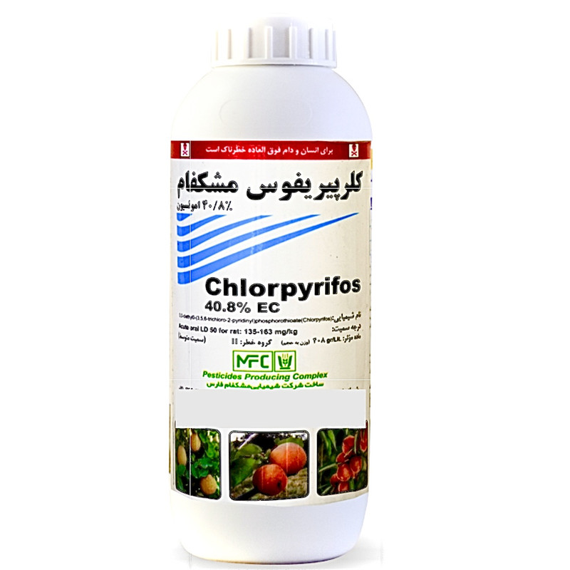 کلرپیریفوس مشکفام مدل دورسپان ۴۰.۸ درصد ای سی حجم ۱ لیتر