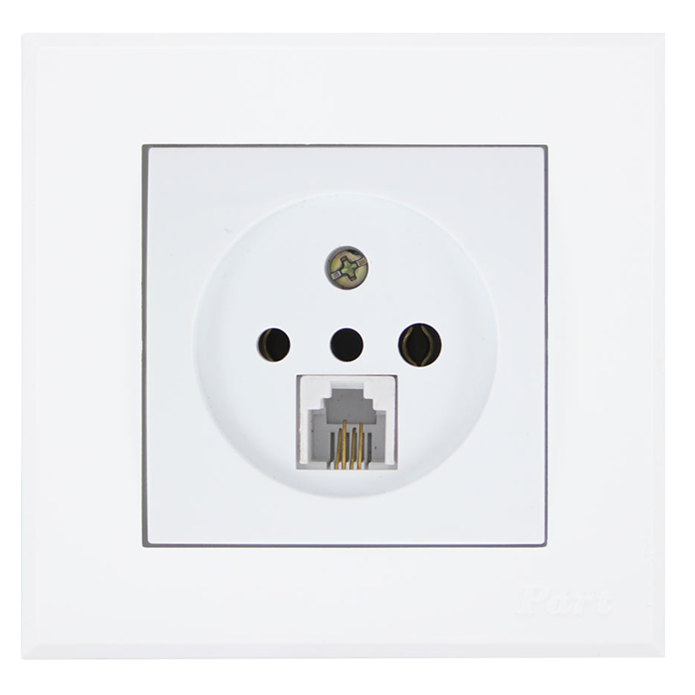 پریز تلفن پارت الکتریک مدل آرا کد 3444W4028