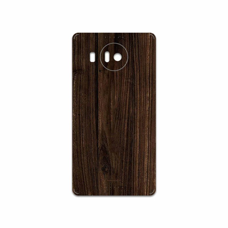 برچسب پوششی ماهوت مدل Dark Walnut Wood مناسب برای گوشی موبایل مایکروسافت Lumia 950 XL