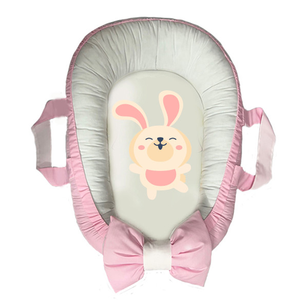 سرویس خواب نوزاد مدل گارد محافظ طرح خرگوش کد 02 مجموعه 3 عددی