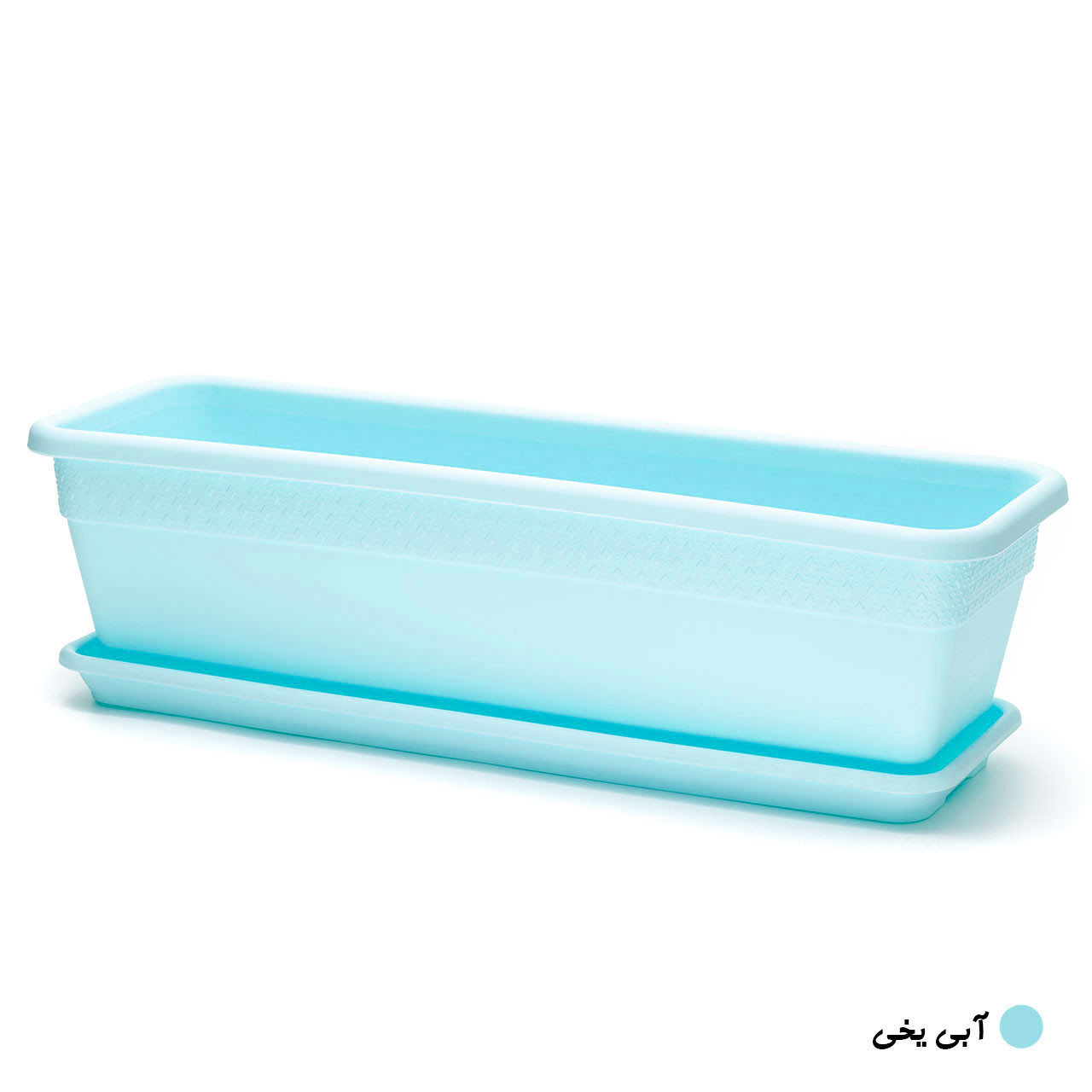 گلدان مدل پلاستیکی مستطیلی کد 603