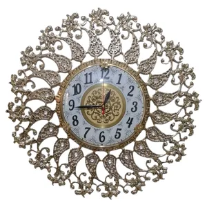 ساعت دیواری برنزی مدل ترمه