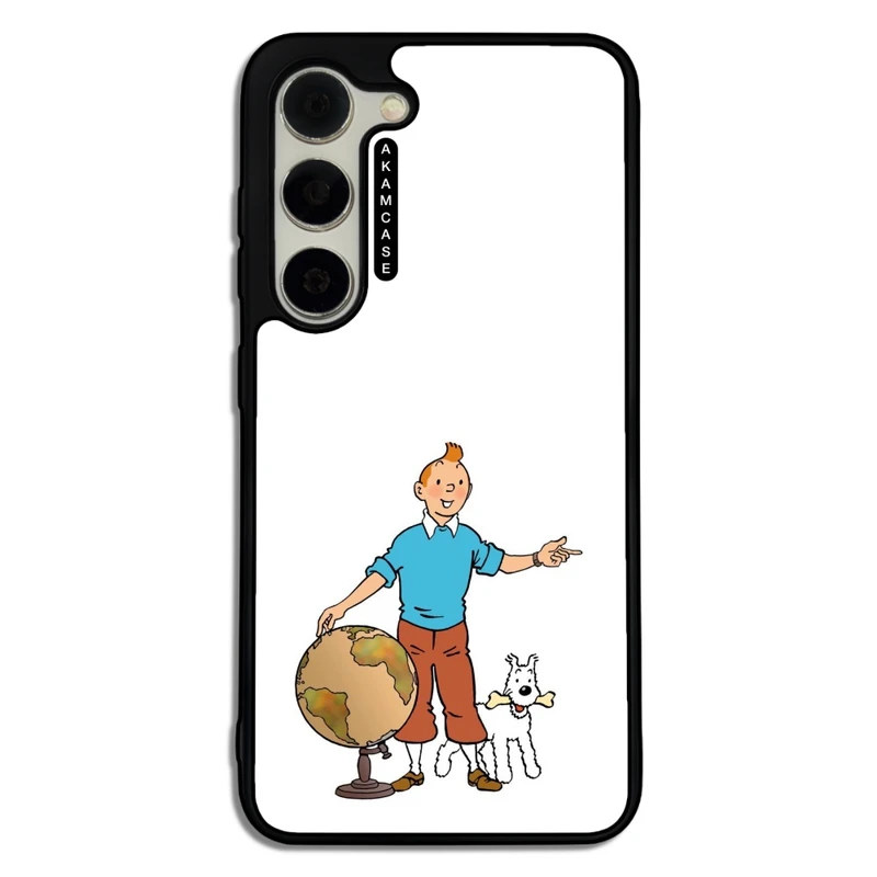 کاور آکام مدل AMC-WSGS23-TINTIN-14 مناسب برای گوشی موبایل سامسونگ Galaxy S23