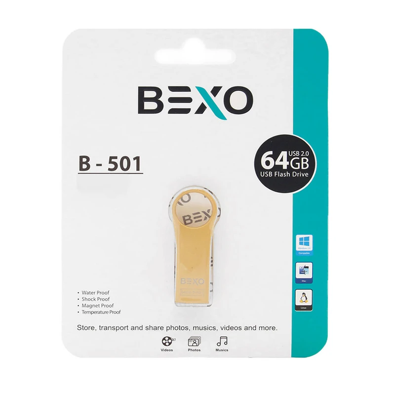 فلش مموری بکسو مدل B-501 ظرفیت 64 گیگابایت