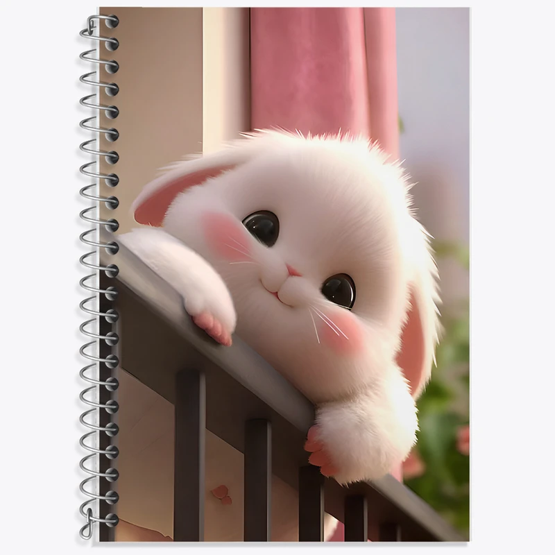 دفتر نت موسیقی 50 برگ خندالو طرح خرگوش کیوت کد F6694