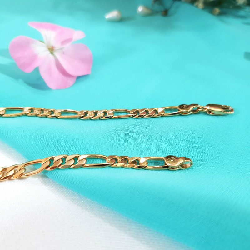 زنجیر زنانه ژوپینگ طرح فیگارو کد AAB-53