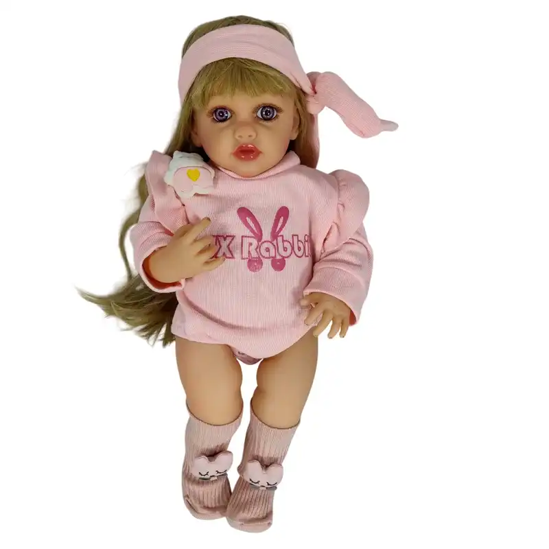 عروسک مدل دختر طرح Hand-made for Love ارتفاع 54 سانتیمتر