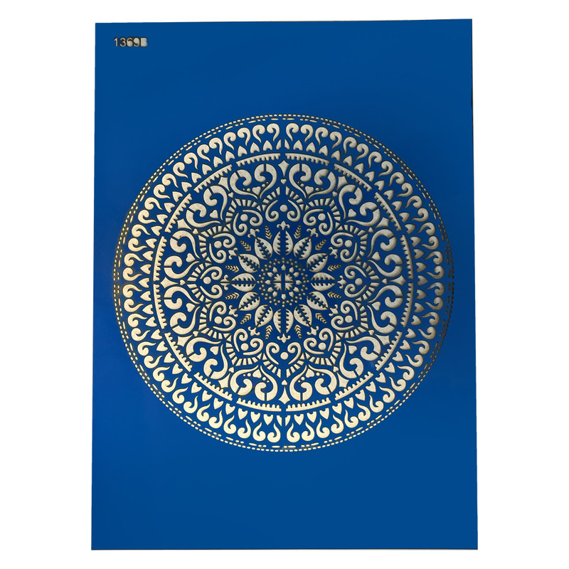 شابلون طرح دوار ماندلا کد Fr1369B