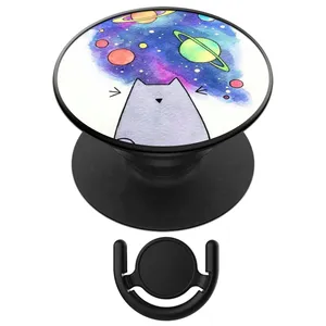 پایه نگه دارنده گوشی موبایل پاپ سوکت آکام مدل APSC02080 به همراه پاپ کلیپ