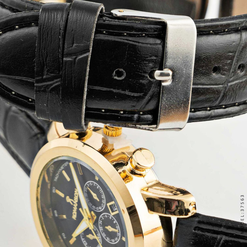 ست ساعت مچی عقربه ای زنانه و مردانه مدل تقویم دار 04