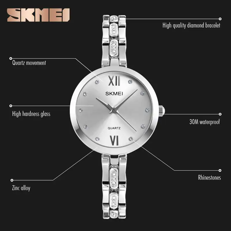 ساعت مچی عقربه ای زنانه اسکمی مدل 1225