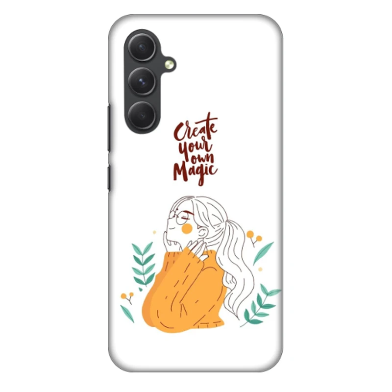 کاور طرح دختر خوشحال کد DIMO-050 مناسب برای گوشی موبایل سامسونگ Galaxy A54