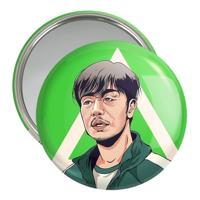 آینه جیبی خندالو مدل چو سانگوو بازی مرکب Squid Game  کد 10800