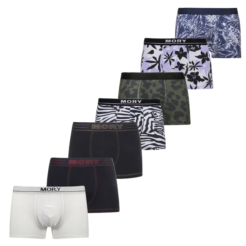 شورت ترانک مردانه موری مدل 044 بسته 7 عددی