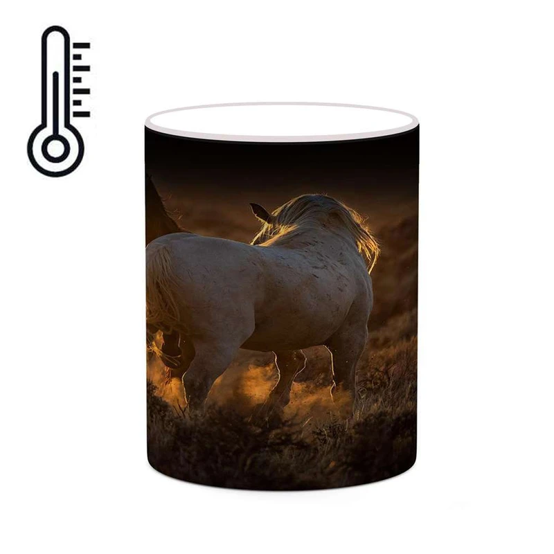 ماگ حرارتی کاکتی مدل اسب کد mgh24313