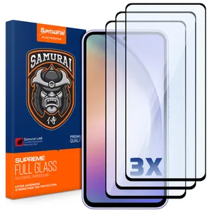 محافظ صفحه نمایش سامورایی مدل ovglass مناسب برای گوشی موبایل سامسونگ Galaxy A54 بسته 3 عددی