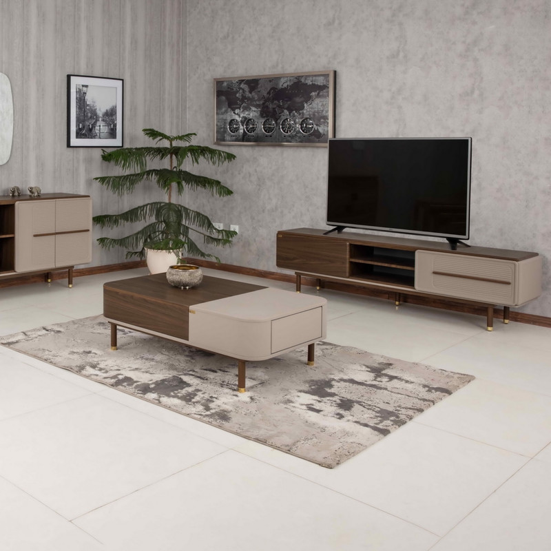 میز تلویزیون ررویال.سی.او مدل کانر 180 میز تلویزیون ررویال.سی.او مدل کانر 180