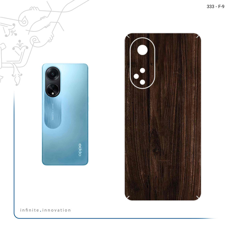 برچسب پوششی ماهوت مدل Dark_Walnut_Wood مناسب برای گوشی موبایل اپو A98