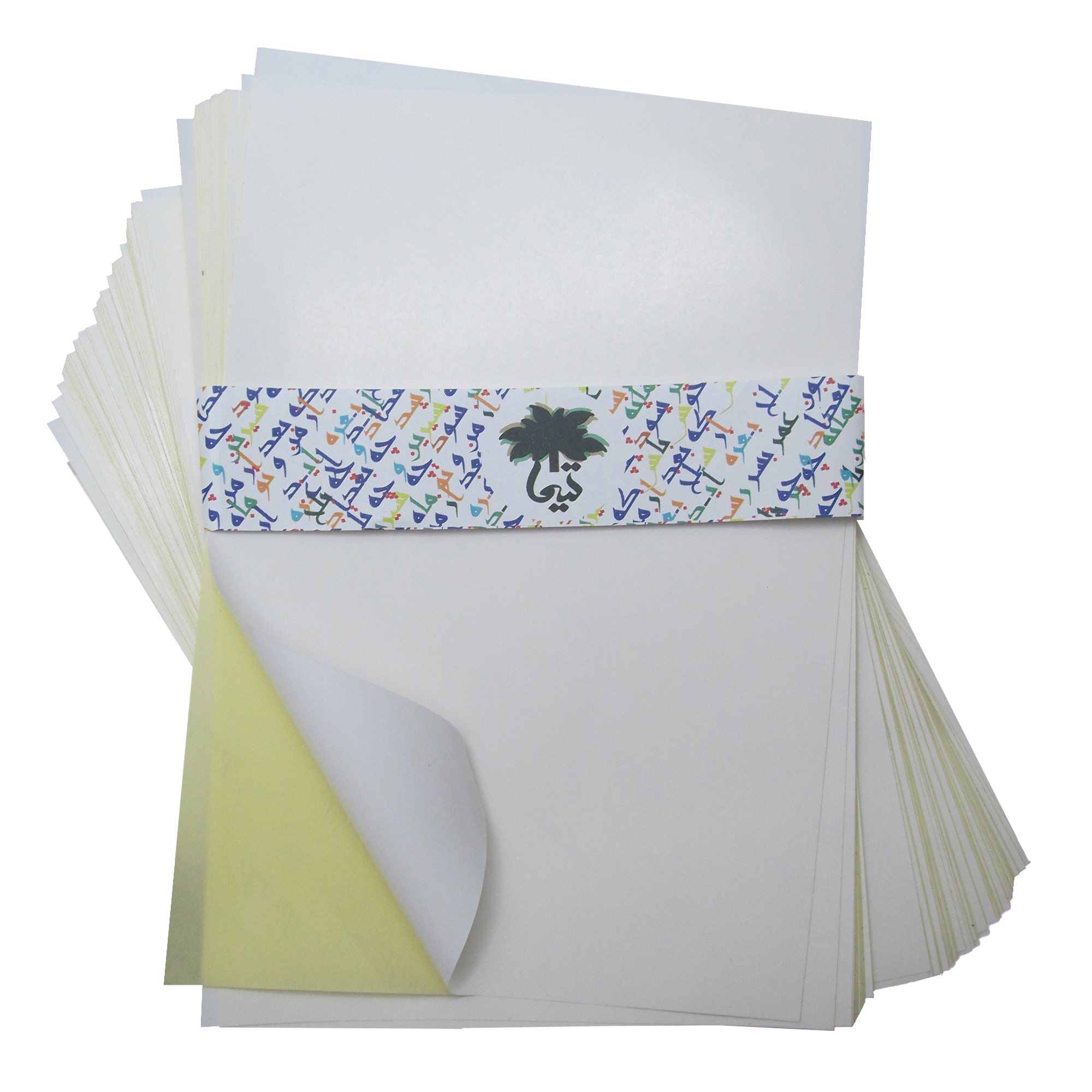 کاغذ A4 تیما مدل چسب دار بسته 50 عددی