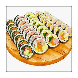 کاشی طرح غذای کره ای کد 4528540