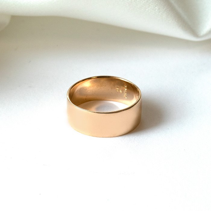 انگشتر طلا 18 عیار زنانه الی گالری مدل استوانه باریک انگشتر طلا 18 عیار زنانه الی گالری مدل استوانه باریک