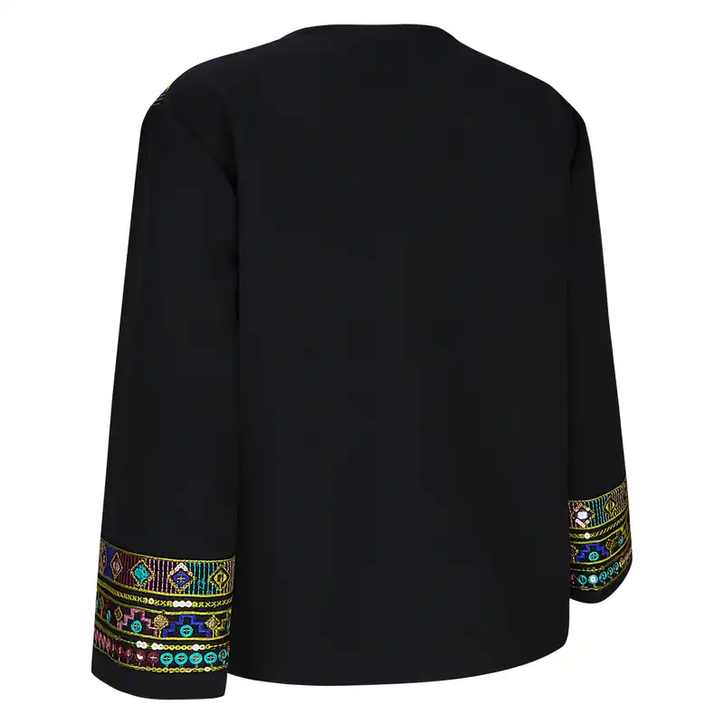 کت زنانه مدل سوزندوزی پولک دوزی