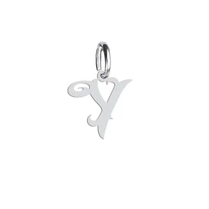 آویز گردنبند نقره هایکا طرح حرف y مدل h.n 807