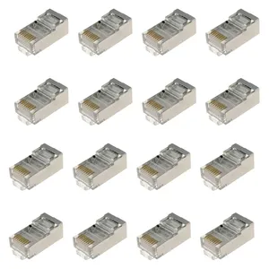 کانکتور Rj45 Cat6 STP وی نت مدل VN  بسته 16 عددی