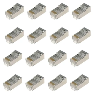 کانکتور Rj45 Cat6 STP وی نت مدل VN  بسته 16 عددی