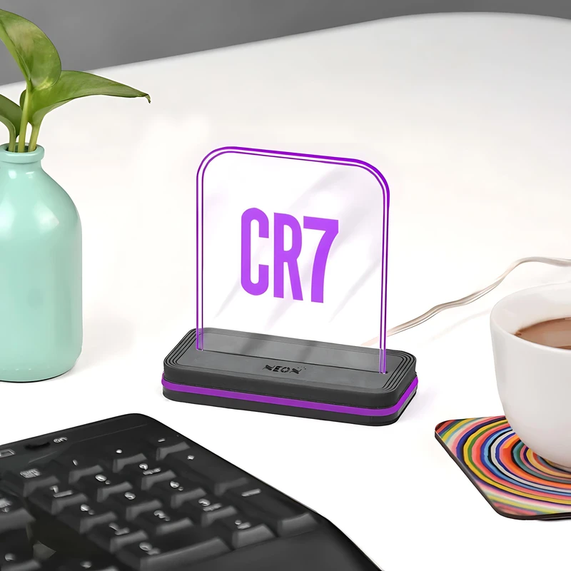 چراغ رومیزی نئون مدل CR7