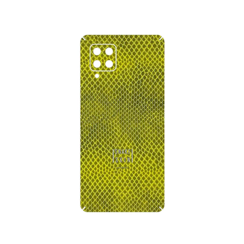 برچسب پوششی ماهوت مدل Yellow Snake Skin مناسب برای گوشی موبایل سامسونگ Galaxy A42