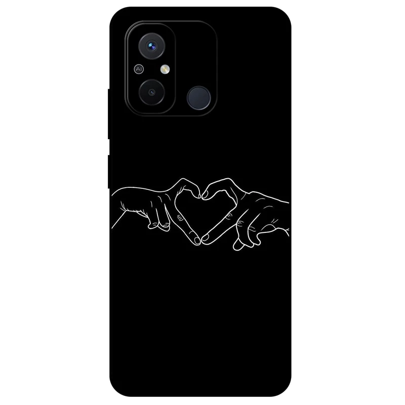 کاور مگافون طرح عشق مدل 1857 مناسب برای گوشی موبایل شیائومی Redmi 12C  