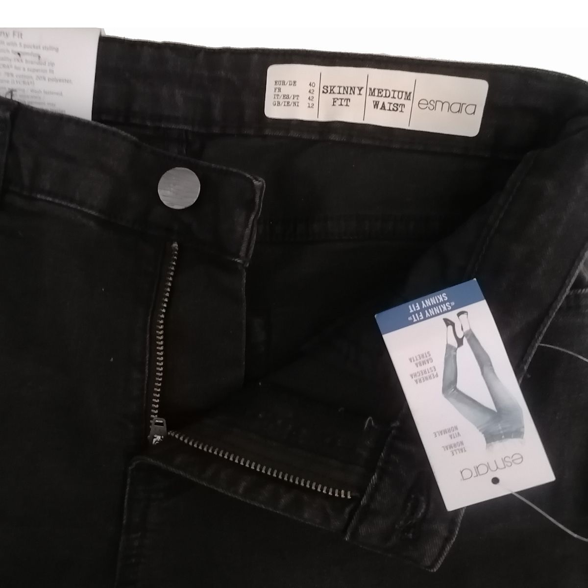 شلوار جین زنانه اسمارا مدل اسکینی فیت کد 14138822 -  - 8