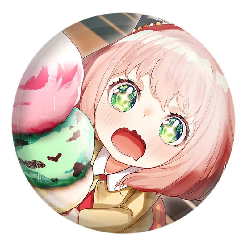 پیکسل خندالو طرح آنیا فورجر انیمه اسپای ایکس فمیلی Spy x Family کد 24202 مدل بزرگ