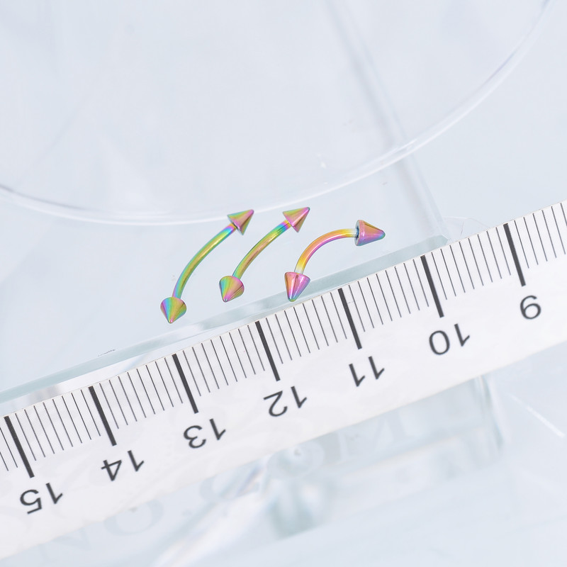 پیرسینگ ابرو پایتخت مدل PS830 مجموعه 3 عددی