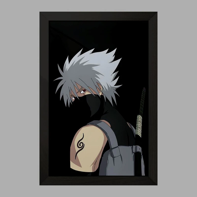 تابلو خندالو مدل هاتاکه کاکاشی انیمه ناروتو Naruto  کد 11260