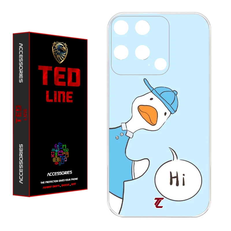 کاور تد لاین طرح اردک کد 1104 مناسب برای گوشی موبایل شیائومی Redmi 10C / Poco C40