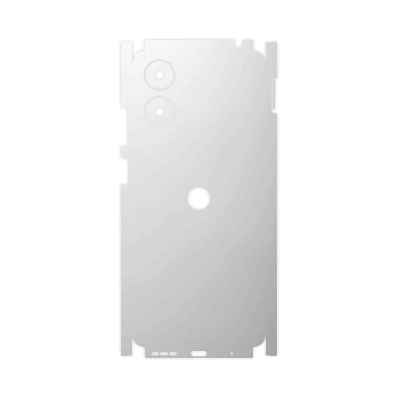 برچسب پوششی ماهوت مدل Matte-White-FullSkin مناسب برای گوشی موبایل موتورولا Moto G04