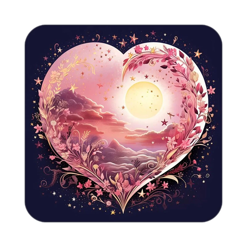 زیر لیوانی کاکتی مدل عاشقانه کد mp13551