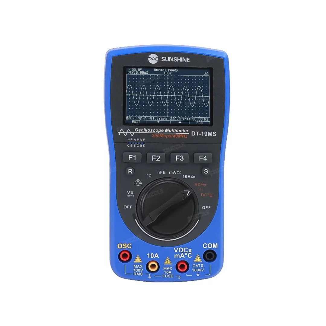 مولتی متر دیجیتال 10 آمپر سانشاین مدلdt19MS