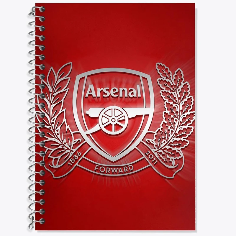 دفتر لغت 50 برگ خندالو مدل باشگاه آرسنال Arsenal کد 2138
