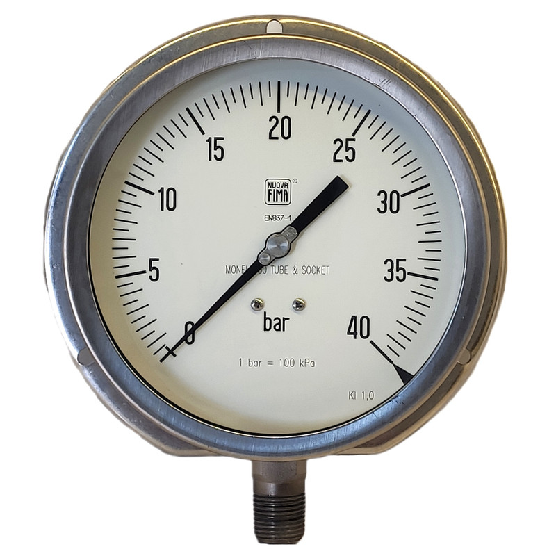 گیج فشار نووا فیما مدل 40bar-16cm-bf