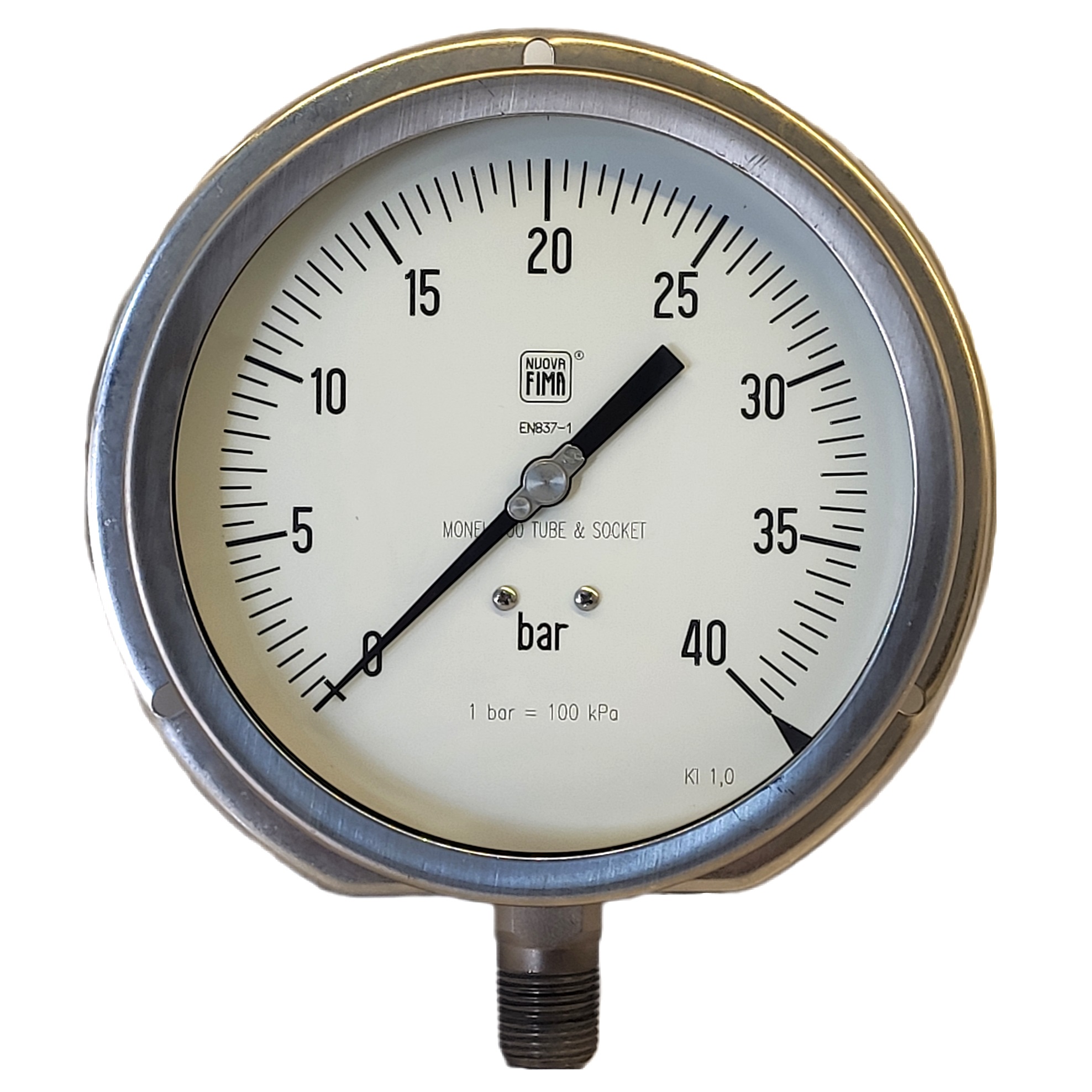 گیج فشار نووا فیما مدل 40bar-16cm-bf