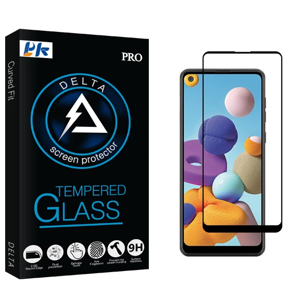 محافظ صفحه نمایش پی کی مدل Delta مناسب برای گوشی موبایل سامسونگ Galaxy A21s
