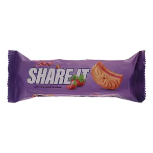 بیسکوییت کرم‌دار با طعم توت فرنگی سلامت - 70 گرم